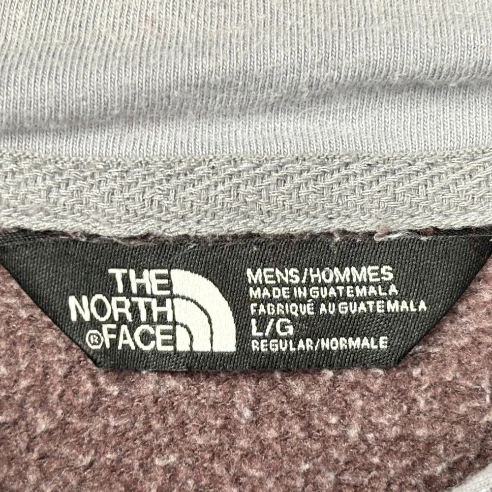 The North Face Mens California Bear Hoodie Maroon Burgundy Pullover Large‎ L